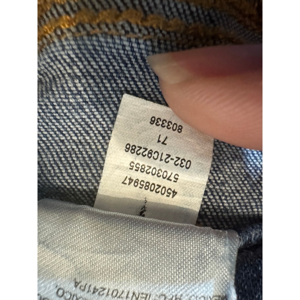 Chicos Pull On Jegging Ankle Jeans Womens Size 14 2.5 Blue Dark Wash Stretch - Picture 6 of 6